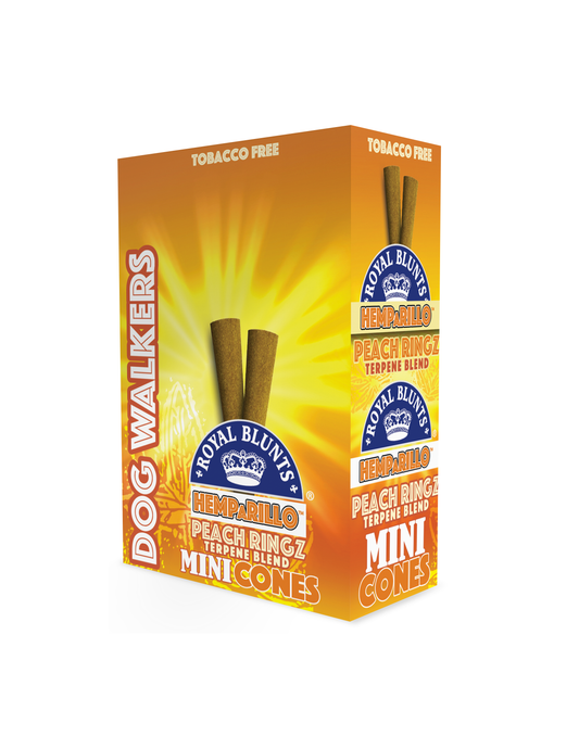 Hemparillo Peach Ringz Mini Cones