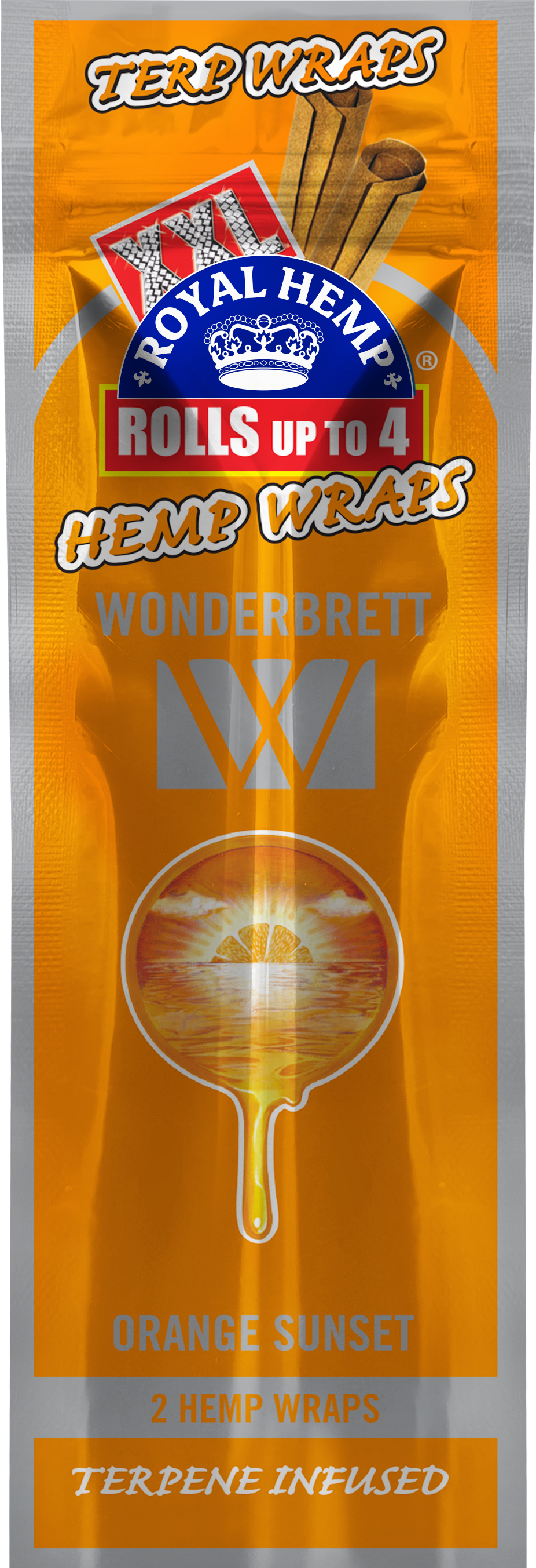 XXL Wonderbrett Orange Sunset